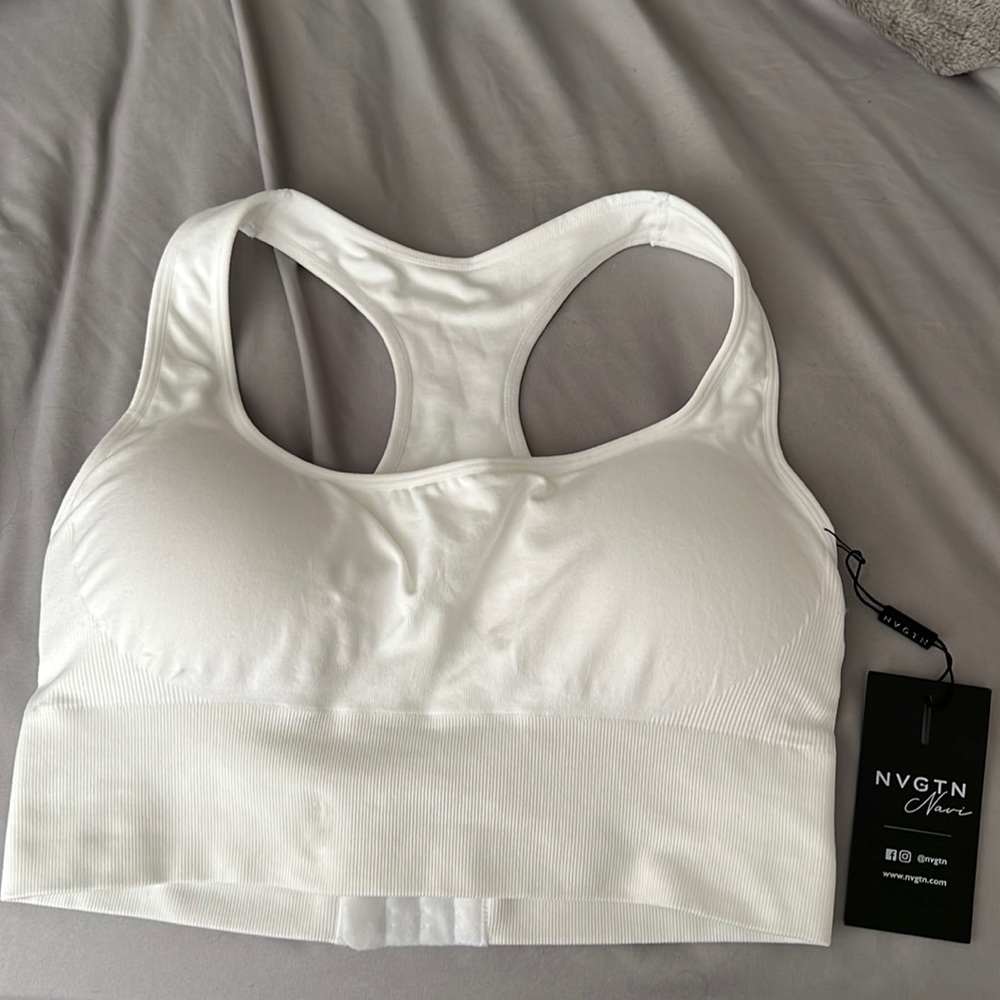 COPY - NVGTN white ignite seamless bra